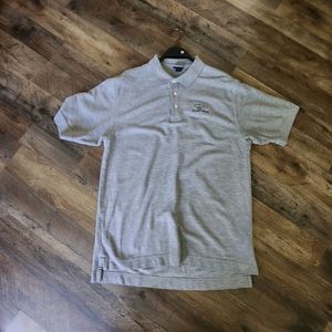 Ford Mustang running stallion embroidered mens polo shirt.